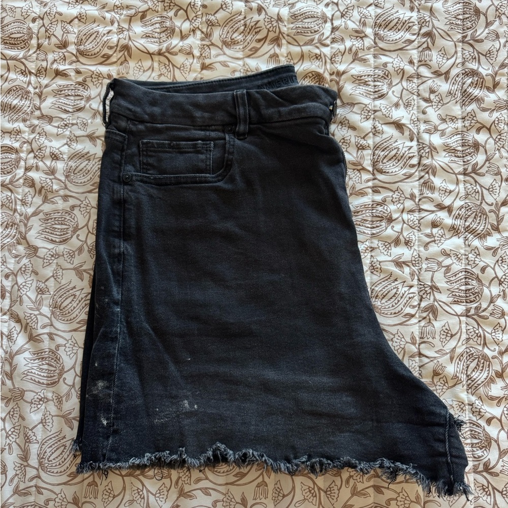 American Eagle Outfitters Charcoal Denim Skirt